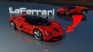 LEGO 42143 Alternate Model – Custom LaFerrari Build Using Only Set Pieces [upl. by Bibi562]