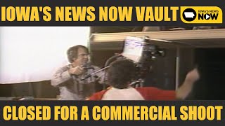 Bank Closes for a Commercial Shoot  The Iowas News Now Vault [upl. by Nev856]