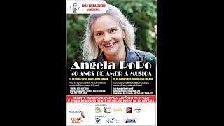 Ângela Rô Rô fala que Maria Bethânia é sua cantora favorita no seu show [upl. by Tap]