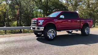 2015 FORD F150 6” Fabtech W 25 Coilovers [upl. by Haldis]