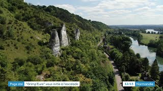 Escalade des falaises de Connelles [upl. by Yenor443]