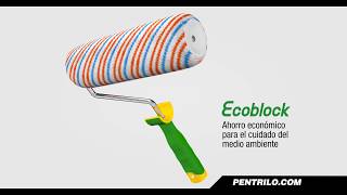 Ecoblock – Los rodillos para pintar de forma ecológica  Soluciones Pentrilo [upl. by Nadnal]