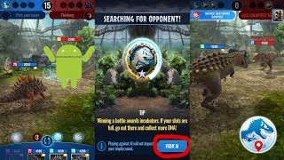 A Rare Tournament Bot Battle In Jurassic World Alive How To Identify Bots [upl. by Ahsikahs]