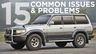 15 Problems of Toyota 80 Series Land Cruiser [upl. by Arabele944]