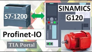 G120 Profinet S71200 Télégrammes PZD Paramétrer CU230P TIA Portal Sinamics Startdrive Siemens [upl. by Ennaira669]