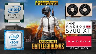 Playerunknowns Battlegrounds PUBG Xeon E5 1660 V3  RX 5700 XT Low 1080p [upl. by Sacul]