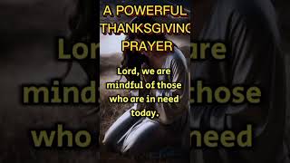 Thanksgiving prayer [upl. by Adhern]