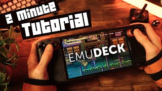 How to install EmuDeck in 2 MINUTES  TUTORIAL [upl. by Gies]