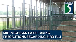 MidMichigan fairs taking precautions regarding bird flu [upl. by Meehsar]