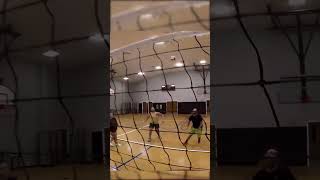 This Diving Save 🤯 volleyball volleyballplayer volleyballworld haikyuu sports gopro vball [upl. by Farhi537]