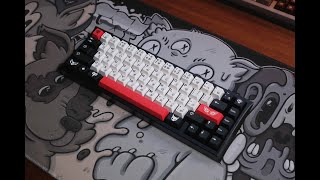 SAAG65 with Cherry MX Black Switches [upl. by Marquet]