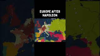 Europe after Napoleon ⚔️💥 napoleon europe 1815 [upl. by Sarina60]