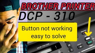 Brother Printer button Not workingButton Repair kaise Kare [upl. by Pelagi]