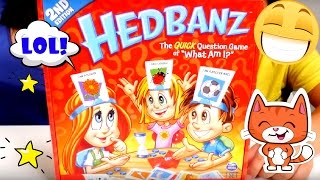 Kids play Hedbanz game for kids [upl. by Tomasina]