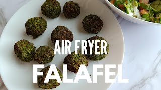 Flavorful amp Crispy Homemade Air Fryer Falafel  Vegan Recipe [upl. by Ennaharas510]