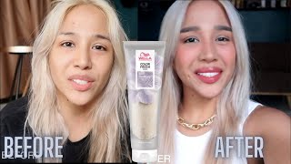 Wella PEARL BLONDE Color Fresh Mask Review [upl. by Rosenquist251]