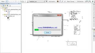 AUTO DIGITIZATION CADASTRAL MAP WITH ARCGIS [upl. by Ihsir]