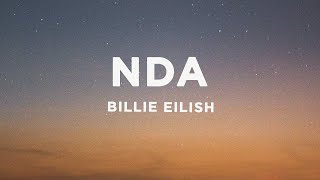 Billie Eilish  NDA Lyrics [upl. by Xonk]