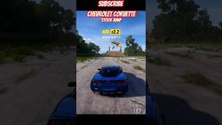 Stock Chevrolet Corvette jump test🤑  Subscribe for more shorts forzahorizon5 [upl. by Etteluap]