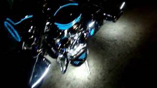 LED NEON YAMAHA MIDNIGHT STAR STRATOLINER XV 1900 [upl. by Sivar]