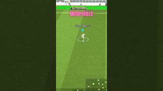 Messi Dribbling Tutorial efootball efootball2024 pes pesmobile efootball2025 short [upl. by Annaicul]