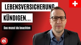 Lebensversicherung kündigen – Was ist zu beachten [upl. by Enelrahs]