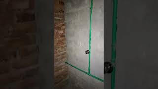 Tanky conection and bathroom ppr single shower fitting plumbing like share subscribe [upl. by Fennie]