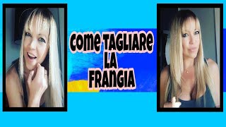 come tagliare la frangia [upl. by Shayla866]