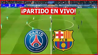 PSG vs BARCELONA EN VIVO 🔴 UEFA CHAMPIONS LEAGUE EN VIVO CUARTOS DE FINAL IDA ⚽️ [upl. by Ydnys]