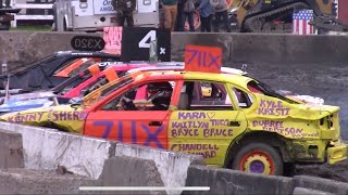 2024  6Cyl Feature  BartonVT Demolition Derby  Show Two 982024 [upl. by Trinity480]