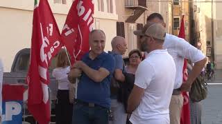 Cagliari Prefettura Sitin Sindacati Forze di Polizia per rinnovo contratto di lavoro 31 07 24 [upl. by Schweitzer]