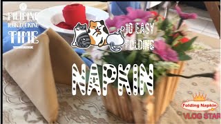 10 Easy Steps Napkin Folding  Food and Beverage Services NCII Assessment  K12  TESDA [upl. by Forsta633]