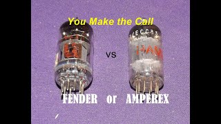 Fender China 12AX7 vs Hammond Amperex 12AX7 Tube Comparison Peavey XXX Amp [upl. by Latham]