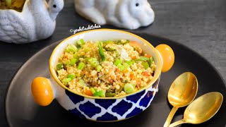 Foxtail Millet Fried Rice  Gluten free Vegan Tiffin Recipe  Positive Millets yoshitaskitchen [upl. by Aienahs]