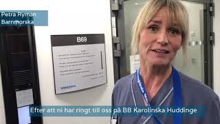 Förlossningen på Karolinska Huddinge i nya lokaler [upl. by Buzzell723]