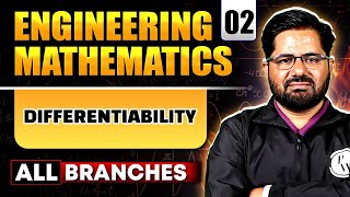 Engineering Mathematics 02  Differentiability  GATE 2025 Series  All Branches [upl. by Jimmie858]