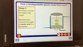 KS4GCSEChemistry Hydrocarbons Biodegradable plastic from corn [upl. by Mar]