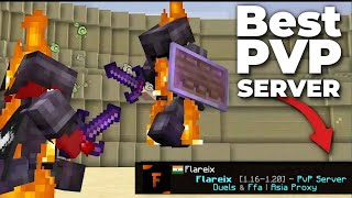 Best PVP Server For Java And Bedrock Players  Flareix MC  Minecraft [upl. by Calderon]