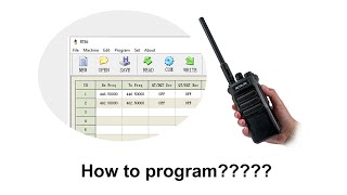 How to programming a walkie talkie two way radio How to install RT86 walkie talkie [upl. by Deborath]