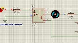 4N25 Optocoupler IC Working [upl. by Charleton]