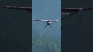 Stinson Voyager landing in the North Cascades [upl. by Eenahpets]