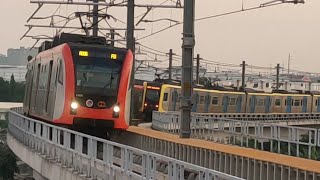 LRT1 Cavite Extension Phase 1 Trainspotting Compilation [upl. by Eirhtug]