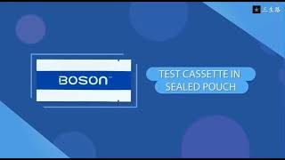 BOSON Rapid SARSCoV2 Antigen Test Card Home Test [upl. by Ohploda312]