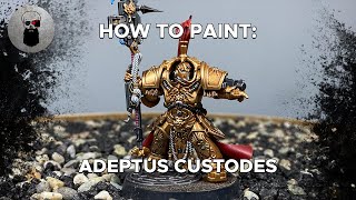 Contrast How to Paint Adeptus Custodes [upl. by Toddy]