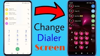 Change dialer screen Background  How to change dialer theme in Android phone [upl. by Staw164]