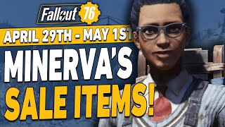 Fallout 76 Minerva Sale Location  April 29th  1st [upl. by Wadsworth782]