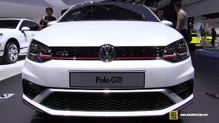 2015 Volkswagen Polo GTI  Exterior and Interior Walkaround  Debut at 2014 Paris Auto show [upl. by Tristram]