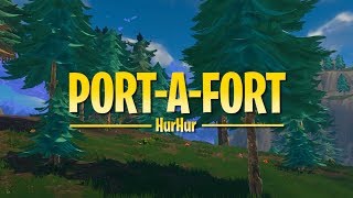 ♪ PORTAFORT Fortnite Biisi  HurHur [upl. by Orvah824]