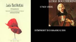 Luigi Boccherini Symphony in D major G 500 Johannes Goritzki conductor [upl. by Eiliab443]