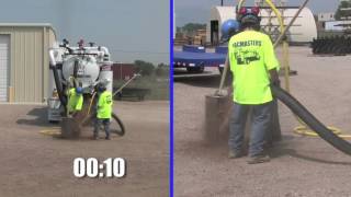 VACMASTERS Air Vacuum Excavation Demonstration and Facility Tour [upl. by Ttirb715]